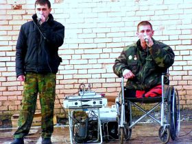 Военные инвалиды, фото Виктора Шамаева, Каспаров.Ru
