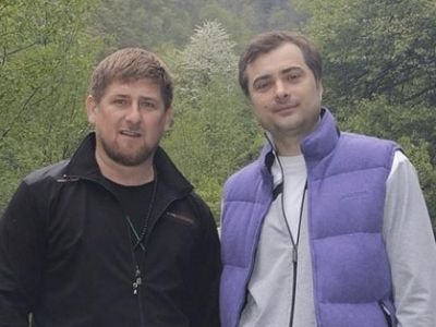 Сурков и Кадыров. Фото из блога abstract2001.livejournal.com