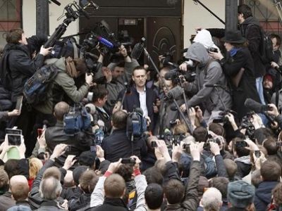 Навальный в Кирове. Фото из фейсбука Юрия Крука