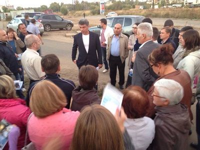 Встречи с ярославскими избирателями. Фото из фейсбука Бориса Немцова