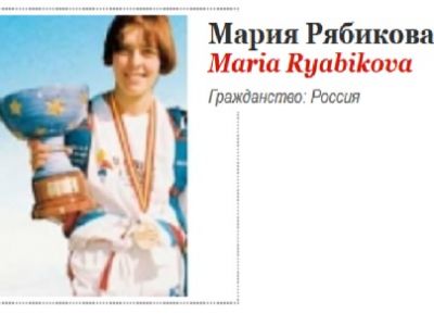 Мария Рябикова.