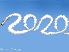 Год 2020-й, начало. Рис. С.Елкина: svoboda.org