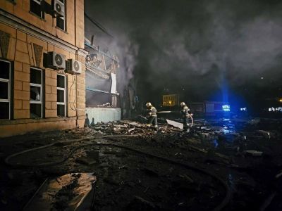 Последствия удара по Одессе в ночь 6 ноября 2023 года. Фото: Олег Кипер / Telegram