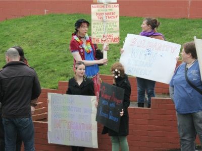 Протестная акция за права ЛГБТ в Новой Зеландии