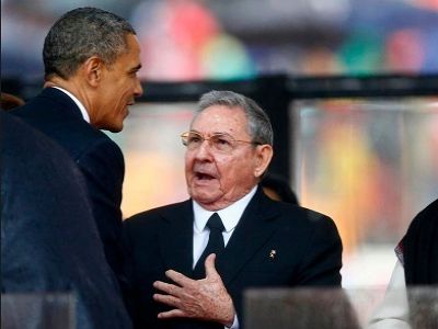 Барак Обама и Рауль Кастро. Фото из блога vg-saveliev.livejournal.com