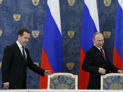 Владимир Путин и Дмитрий Медведев. Фото из блога vg-saveliev.livejournal.com
