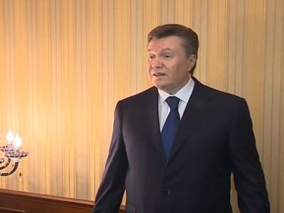 Виктор Янукович. Кадр из видеообращения.