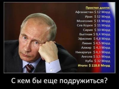 Путин и долги