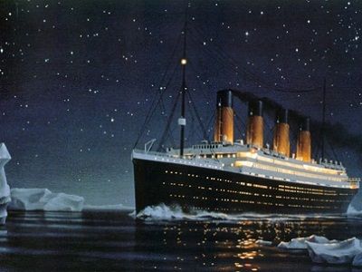 "Титаник" до катастрофы. Источник - klubkom.net