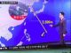 Сообщение южнокорейского телевидения об угрозе КНДР о. Гуам. Источник - bbc.com