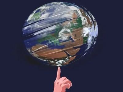 Земной шар и манипуляторы. Иллюстрация: novayagazeta.ru