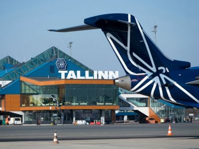 Аэропорт Таллин Фото:  Автобус в Таллин