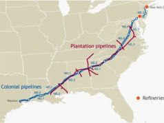 Трубопровод Colonial Pipeline в США. Фото: pngitem.com