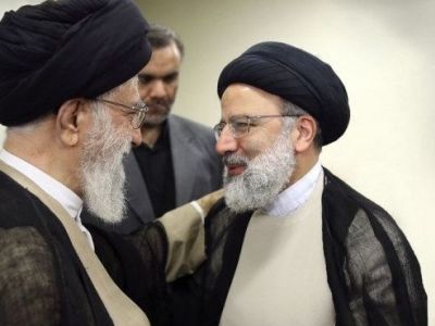 Лидер (рахбар) Ирана Али Хаменеи и глава судебной власти Ибрагим Раиси. Фото: tasnimnews.com