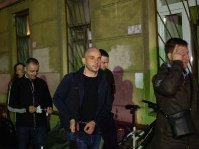 Андрей Пивоваров после задержания, 31.05.21. Фото: Ruslan Terekhov, t.me/stormdaily
