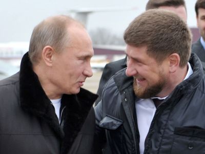 Владимир Путин и Рамзан Кадыров. Фото: AFP