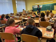 Урок в одной из школ Латвии. Фото: Karina Vaznaja / Latvijas Radio