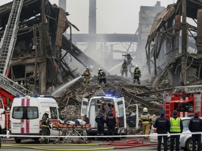 После взрыва. Фото: inbusiness.kz После взрыва. Фото: inbusiness.kz